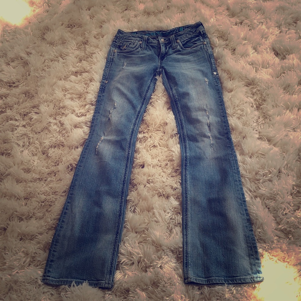 Sang Real Bootcut Jeans With Butt Detail